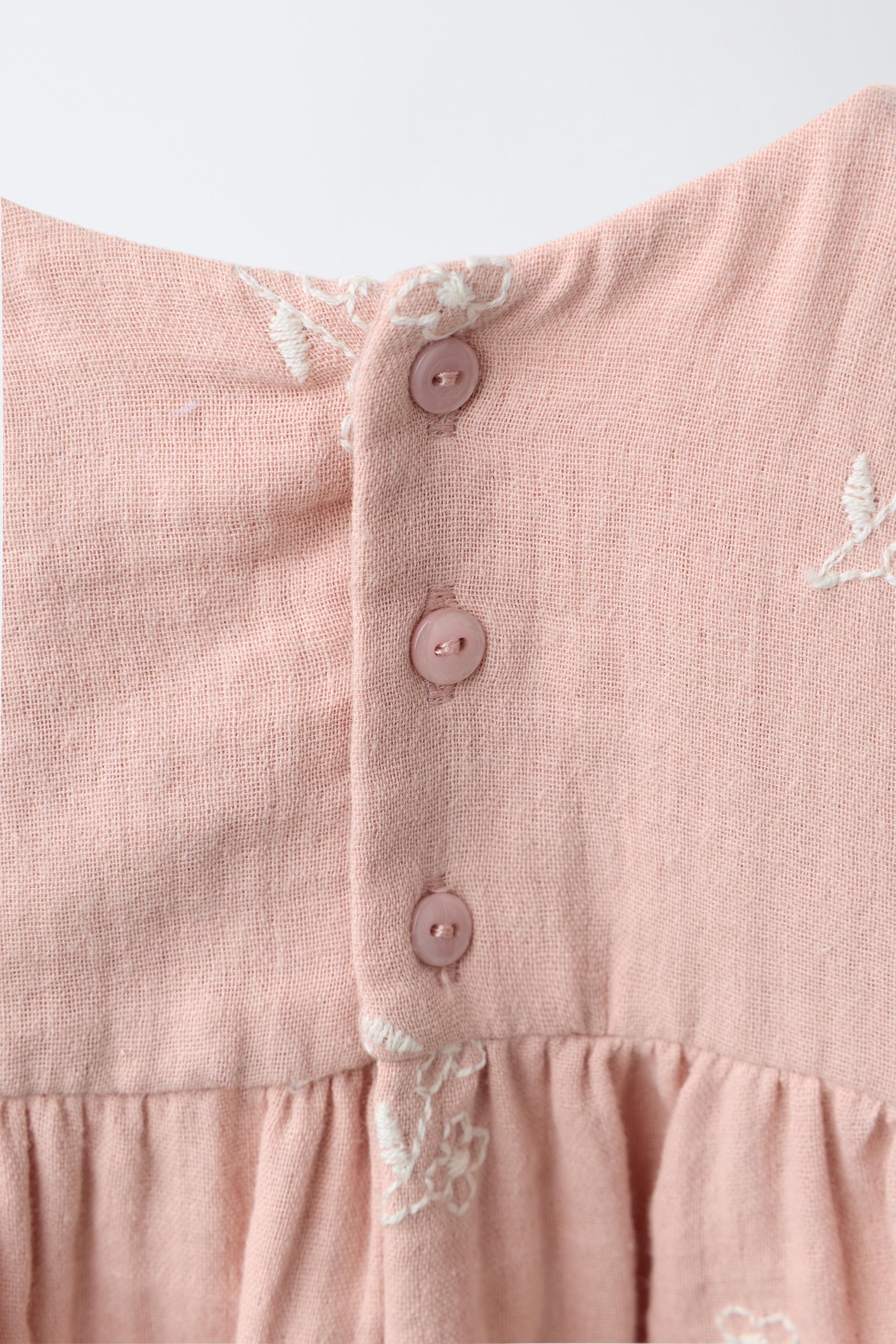 EMBROIDERED FLORAL ROMPER